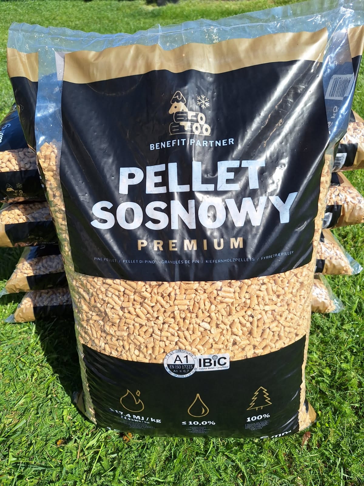 Paleta pelletu dostępna w magazynie