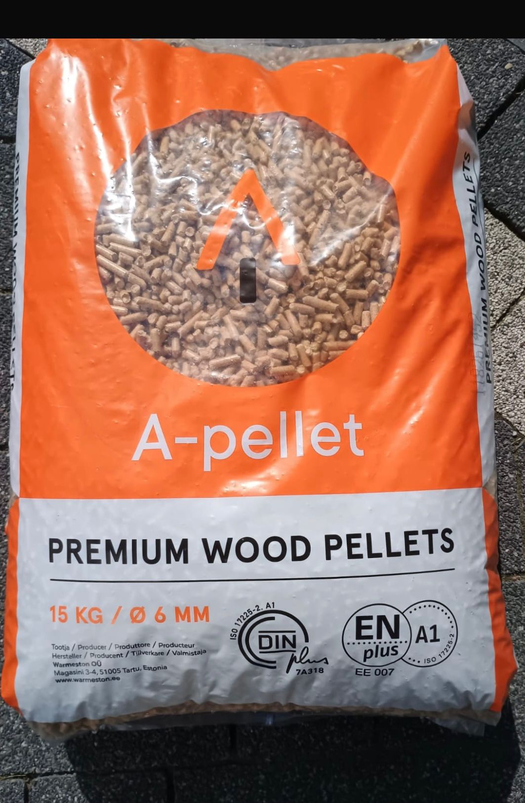 Paleta pelletu dostępna w magazynie